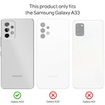 NALIA Glitzerhülle für Samsung Galaxy A33 – Funkelnder Glitzer-Look & Grip – SHINEPOP (Silikon Case) – Marke aus Berlin