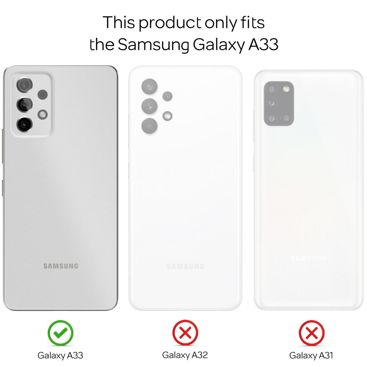 NALIA Ringhülle für Samsung Galaxy A33 – Ring-Ständer 360° & für Magnet-Halter – GRIP360 (Mattiertes Silikon Case) – Marke aus Berlin