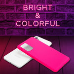 NALIA Neon Silikonhülle für Samsung Galaxy A33 – Soft-Touch & Signal-Neon – NEONSHOCK (Matte Schutzhülle) – Marke aus Berlin