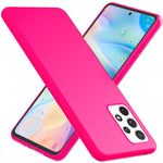NALIA Neon Silikonhülle für Samsung Galaxy A53 – Soft-Touch & Signal-Neon – NEONSHOCK (Matte Schutzhülle) – Marke aus Berlin