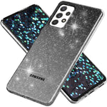 NALIA Glitzerhülle für Samsung Galaxy A53 – Funkelndes Silikon Case – DAZZLIN (Transparent & Stoßfest) – Marke aus Berlin
