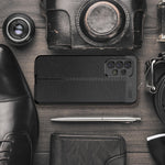 NALIA Leder Look Case kompatibel mit Samsung Galaxy A33 Hülle, Schwarze Silikonhülle Anti-Fingerabdruck Rutschfest Robust Stoßfest, Soft Case Dünne Handyhülle Cover Schutzhülle Bumper Backcover