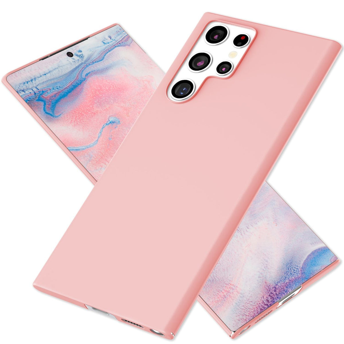 NALIA Ultra Slim Hardcase für Samsung Galaxy S22 Ultra – Anti-Fingerabdruck & 0.5mm Dünn – PUREFIT (Matt & Leicht) – Marke aus Berlin