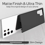 NALIA Ultra Slim Hardcase für Samsung Galaxy S22 Ultra – Anti-Fingerabdruck & 0.5mm Dünn – PUREFIT (Matt & Leicht) – Marke aus Berlin