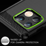 NALIA Silikonhülle für OnePlus 10 Pro – Rutschfest & Matt – VORTEX (Gebürstete Optik & Carbon Design) – Marke aus Berlin