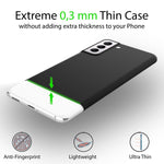 NALIA Ultra Slim Hardcase für Samsung Galaxy S22 Plus – Matt & 0.3mm Dünn – PHANTOM (Dünnes Cover & Kamera-Vollschutz) – Marke aus Berlin