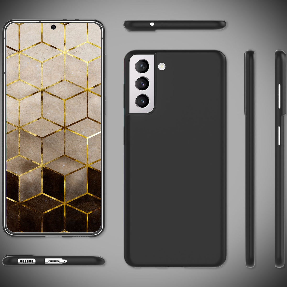 NALIA Ultra Slim Hardcase für Samsung Galaxy S22 Plus – Matt & 0.3mm Dünn – PHANTOM (Dünnes Cover & Kamera-Vollschutz) – Marke aus Berlin
