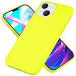 NALIA Neon Silikonhülle für iPhone 14 – Soft-Touch & Signal-Neon – NEONSHOCK (Matte Schutzhülle) – Marke aus Berlin
