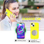 NALIA Neon Silikonhülle für iPhone 14 – Soft-Touch & Signal-Neon – NEONSHOCK (Matte Schutzhülle) – Marke aus Berlin