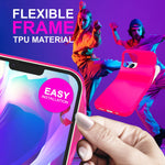 NALIA Neon Silikonhülle für iPhone 14 – Soft-Touch & Signal-Neon – NEONSHOCK (Matte Schutzhülle) – Marke aus Berlin