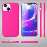 NALIA Neon Silikonhülle für iPhone 14 – Soft-Touch & Signal-Neon – NEONSHOCK (Matte Schutzhülle) – Marke aus Berlin
