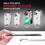 NALIA Panzerhülle für iPhone 14 Plus – Ring-Ständer 360° & Magnet-Halterung Kompatibel – RINGDEFEND (Stoßfestes Outdoor Case) – Marke aus Berlin