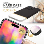 NALIA Ultra Slim Hardcase für iPhone 14 Pro – Anti-Fingerabdruck & 0.5mm Dünn – PUREFIT (Matt & Leicht) – Marke aus Berlin