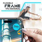 NALIA Carbon-Look Hülle für iPhone 14 Pro – Vergilbungsfrei & Rutschfest – NOMAD (Semi-Transparent & Silikon-Rahmen) – Marke aus Berlin