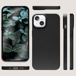 NALIA Handyhülle für iPhone 14 – Weizenstroh Case (Pflanzenbasiert) – BIOVERA – Matt & Stoßfest (Vegan) – Marke aus Berlin