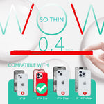 NALIA Magnet Silikonhülle für iPhone 14 Pro – MagSafe kompatibel & Liquid Silicone – SLIQ (Soft-Touch Schutz & Mikrofaser Innen) – Marke aus Berlin