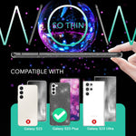 NALIA Glitzerhülle für Samsung Galaxy S23 Plus – Funkelndes Silikon Case – DAZZLIN (Transparent & Stoßfest) – Marke aus Berlin