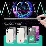 NALIA Glitzerhülle für Samsung Galaxy S23 Ultra – Funkelndes Silikon Case – DAZZLIN (Transparent & Stoßfest) – Marke aus Berlin