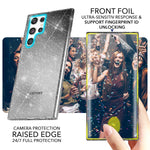 NALIA Glitzerhülle für Samsung Galaxy S23 Ultra – Funkelndes Silikon Case – DAZZLIN (Transparent & Stoßfest) – Marke aus Berlin