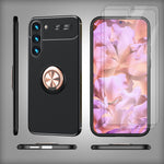 NALIA Ringhülle für Samsung Galaxy S23 Plus – Ring-Ständer 360° & für Magnet-Halter – GRIP360 (Mattiertes Silikon Case) – Marke aus Berlin