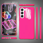 NALIA Neon Silikonhülle für Samsung Galaxy S23 Plus – Soft-Touch & Signal-Neon – NEONSHOCK (Matte Schutzhülle) – Marke aus Berlin