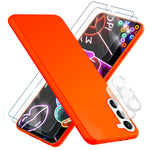 NALIA Neon Silikonhülle für Samsung Galaxy S23 Plus – Soft-Touch & Signal-Neon – NEONSHOCK (Matte Schutzhülle) – Marke aus Berlin