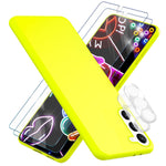 NALIA Neon Silikonhülle für Samsung Galaxy S23 Plus – Soft-Touch & Signal-Neon – NEONSHOCK (Matte Schutzhülle) – Marke aus Berlin