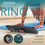 NALIA Ringhülle für iPhone 15 Pro Max – Ring-Ständer 360° & für Magnet-Halter – GRIP360 (Mattiertes Silikon Case) – Marke aus Berlin