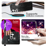 NALIA Glitzerhülle für Samsung Galaxy S24 Plus – Funkelnder Glitzer-Look & Grip – SHINEPOP (Silikon Case) – Marke aus Berlin