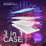 NALIA Glitzerhülle für Samsung Galaxy S24 Plus – Funkelnder Glitzer-Look & Grip – SHINEPOP (Silikon Case) – Marke aus Berlin
