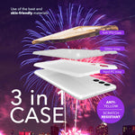 NALIA Glitzerhülle für Samsung Galaxy S24 Plus – Funkelnder Glitzer-Look & Grip – SHINEPOP (Silikon Case) – Marke aus Berlin