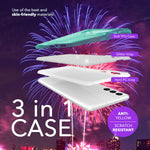 NALIA Glitzerhülle für Samsung Galaxy S24 Plus – Funkelnder Glitzer-Look & Grip – SHINEPOP (Silikon Case) – Marke aus Berlin