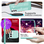 NALIA Glitzerhülle für Samsung Galaxy S24 Plus – Funkelnder Glitzer-Look & Grip – SHINEPOP (Silikon Case) – Marke aus Berlin