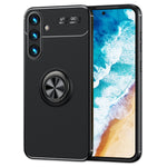 NALIA Ringhülle für Samsung Galaxy S24 Plus – Ring-Ständer 360° & für Magnet-Halter – GRIP360 (Mattiertes Silikon Case) – Marke aus Berlin