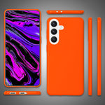 NALIA Neon Silikonhülle für Samsung Galaxy S24 Plus – Soft-Touch & Signal-Neon – NEONSHOCK (Matte Schutzhülle) – Marke aus Berlin