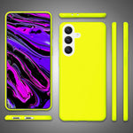 NALIA Neon Silikonhülle für Samsung Galaxy S24 Plus – Soft-Touch & Signal-Neon – NEONSHOCK (Matte Schutzhülle) – Marke aus Berlin