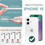 NALIA Ultra Slim Hardcase für iPhone 16 – Matt-Transparent & 0.3mm Dünn – PHANTOM (Dünnes Cover & Kamera-Vollschutz) – Marke aus Berlin Namma Markt