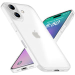 NALIA Ultra Slim Hardcase für iPhone 16 Plus – Matt-Transparent & 0.3mm Dünn – PHANTOM (Dünnes Cover & Kamera-Vollschutz) – Marke aus Berlin