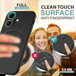 NALIA Ultra-Slim Hardcase für iPhone 16 – MagSafe kompatibel & 0.3mm Dünn – THINIX (Mattes & Schlankes Case) – Marke aus Berlin