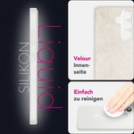NALIA Silikonhülle für Samsung Galaxy S25 – Kameraschutz & Innenfutter – PHOENIX (Soft-Touch Case) – Marke aus Berlin