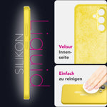 NALIA Silikonhülle für Samsung Galaxy S25 – Kameraschutz & Innenfutter – PHOENIX (Soft-Touch Case) – Marke aus Berlin