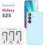 NALIA Silikonhülle für Samsung Galaxy S25 – Kameraschutz & Innenfutter – PHOENIX (Soft-Touch Case) – Marke aus Berlin