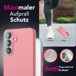 NALIA Silikonhülle für Samsung Galaxy S25 Plus – Kameraschutz & Innenfutter – PHOENIX (Soft-Touch Case) – Marke aus Berlin