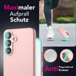 NALIA Silikonhülle für Samsung Galaxy S25 Plus – Kameraschutz & Innenfutter – PHOENIX (Soft-Touch Case) – Marke aus Berlin