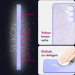NALIA Silikonhülle für Samsung Galaxy S25 Plus – Kameraschutz & Innenfutter – PHOENIX (Soft-Touch Case) – Marke aus Berlin