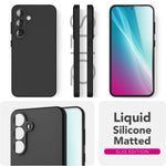 NALIA Silikonhülle für Samsung Galaxy S25 Plus – Kameraschutz & Innenfutter – PHOENIX (Soft-Touch Case) – Marke aus Berlin