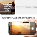 NALIA Ultra Slim Hardcase für iPhone 16 Pro Max – MagSafe Kompatibel & Nachleuchtender Ring – THINIX GLOW (Matt-Transparent & 0,3mm Dünn) – Marke aus Berlin
