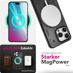 NALIA Magnetische Panzerhülle für iPhone 16 Pro Max – Ring-Halterung 360° & MagSafe kompatibel – STORMGUARD (Outdoor Case) – Marke aus Berlin