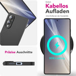 NALIA Matte Silikonhülle für Samsung Galaxy S25 Edge – Slim, Schwarz & Rutschfest – STRIDER (Soft Case, Kameraschutz & Stoßfest) – Marke aus Berlin