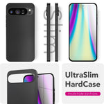 NALIA Ultra Slim Hardcase für Google Pixel 9 Pro XL – Matt & 0.3mm Dünn – PHANTOM (Dünnes Cover & Kamera-Vollschutz) – Marke aus Berlin